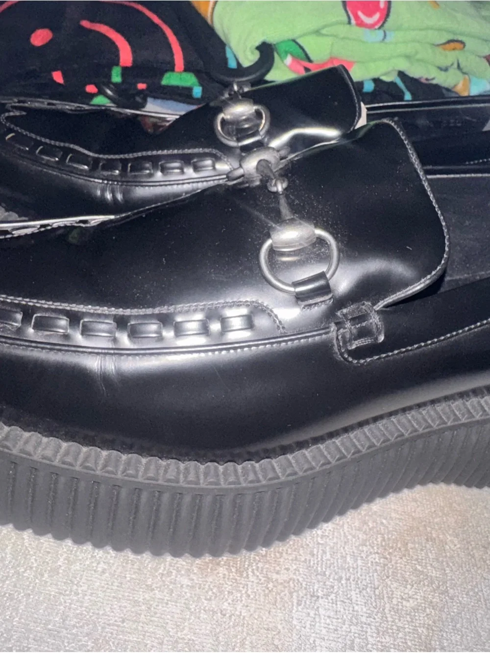 Gucci Horsebit Creeper Loafers